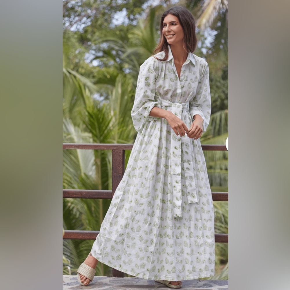 Guadalupe Laurel Dress w/ Belt